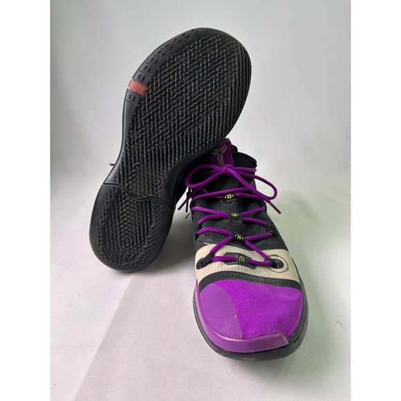 Nike Kobe AD 2018 Lakers Away Black Vivid Purple Mens Size 10.5 AV3555-002 Mamba - Picture 3 of 16